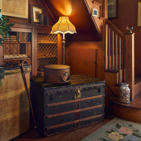 Historic items on display include personal items from William Dean